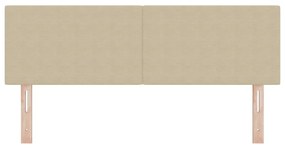 Cabeceira LED vidaXL Design Simples Verde Claro Cinza 72 cm Tecido de