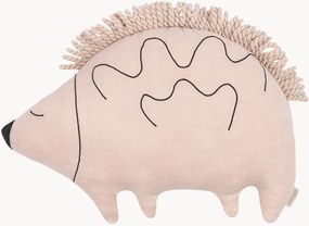 Almofada bordada em linho francês para crianças Enzo the Hedgehog