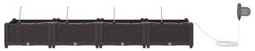 Jardineiras de Jardim 1 pc Castanho 160 x 40 x 22 cm Plástico