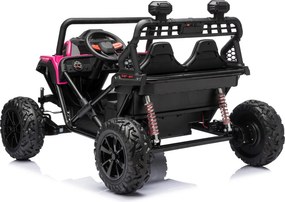 Carro elétrico para Crianças 3 a 8 anos, 12V 4x4 Buggy Sport OUTLAND, Rodas de espuma EVA, Controle remoto Rosa