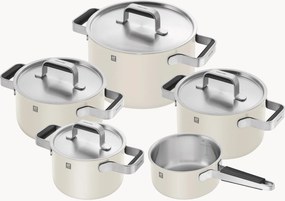 Conjunto de panelas em aço inoxidável Pure, conjunto de 5