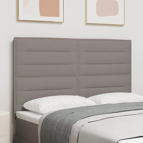 Cabeceira Design Lines Taupe 140 cm Tecido