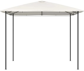 Gazebo 3x3x2,6 m 160 g/m² cor creme