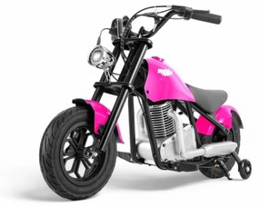 Mini Harley elétrica para crianças 200W REXO 36V Rosa