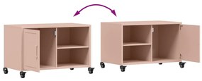 Móvel de TV 68x39x43,5 cm aço rosa