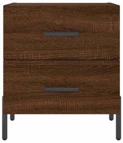 Mesa de cabeceira 2 pcs derivados de madeira carvalho castanho