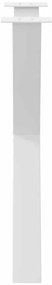 Pés para mesa de jantar em formato de X, 2 peças, branco, 70x(72-73) c