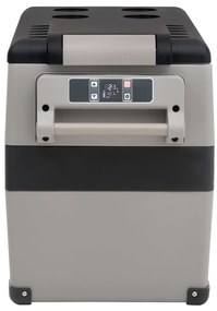 Mala térmica com pega 55 L PP e PE preto e cinzento