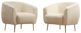 Cadeira Wing Eses – Creme – 70x82x80 cm