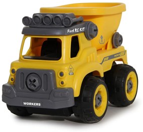 Camião Telecomandado basculante RC Kit 27 peças com chave de fendas Amarelo