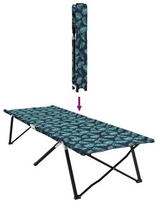 Cama de Sol Dobrável com Bolsa de Transporte - Folha Padrão, Tecido Ox