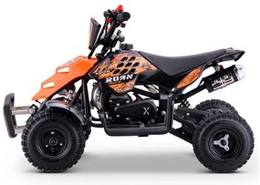 Mini moto 4 gasolina para crianças 49cc Raptor R4 Laranja