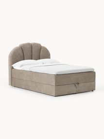 Cama boxspring com espaço de arrumação Romia