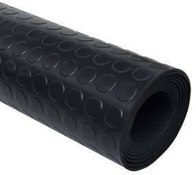 Tapete de borracha antiderrapante pitonado 1,5x2 m 3 mm