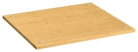 vidaXL Cobertura para fogão 50x56x1,5 cm bambu
