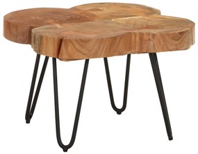 Mesa de centro 4 troncos 36 cm madeira de acácia maciça