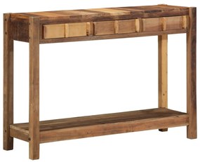 Mesa de Console 107x33x76 cm Madeira Recuperada
