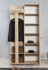 Hall Stand Garmanto – Carvalho Sonoma – 90x192x36 cm