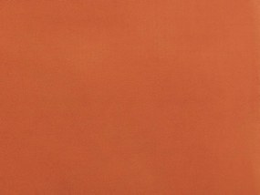 Mesa de cabeceira com 1 gaveta em veludo laranja FLAYAT Beliani
