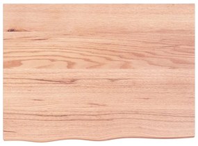Prateleira de parede 80x60x(2-4) cm carvalho tratado castanho