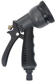 Mangueira jardim c/ pulverizador 0,6" 30 m aço inox. prateado