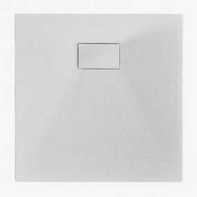 Base De Duche Em Resina Smc Quadrada Antiderrapante E Extrafina Soho Branco & 70 X 70 Cm - Sklum