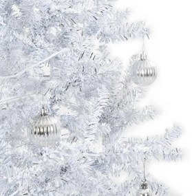 Árvore de Natal c/ neve base formato guarda-chuva 190 cm branco