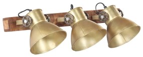 Candeeiro de parede industrial 65x25 cm E27 bronze