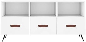 Móvel de TV 102x36x50 cm derivados de madeira branco