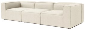 Sofá de 3 Lugares Fora – Ecru – 297x66x105 cm