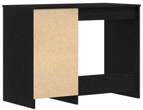 Mesa vidaXL Preta de Carvalho 100x50x76 cm em Madeira Envernizada