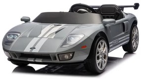 Carro elétrico para Crianças 24V 4x4 Ford GT Rodas Espuma EVA, assento couro ecológico Cinzento