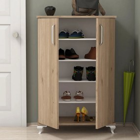 Sapateira Asta – Nogueira – 72 cm x 100 cm x 32,5 cm