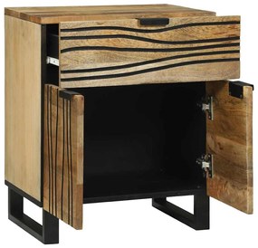Guarda-roupa de cabeceira 50x33x60 cm em Madeira Sólida de Mangueira