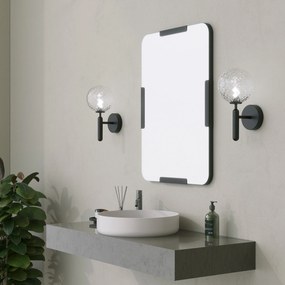Espelho Decorativo Code – Preto – 50x70 cm