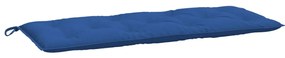 Almofadões banco jardim 2 pcs 120x50x7cm tecido oxford azul