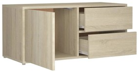 Móvel de TV 80x34x36 cm derivados de madeira carvalho sonoma