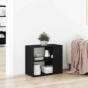 buffet vidaXL Carvalho Preto 60x30x50 cm Madeira engenheirada