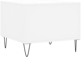 Mesa de centro 50x50x40 cm derivados de madeira branco