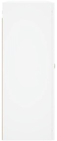 Móveis de parede 2 pcs derivados de madeira branco