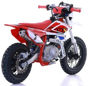 Mini moto infantil Pit bike automático 90cc Apollo Thunder Vermelha