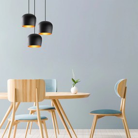 Candeeiro Chandelier Berceste – Preto – Diâmetro 48 cm x Altura 111 cm