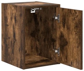 Armários de parede para garagem 2 pcs derivados de madeira