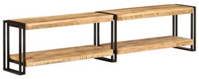 vidaXL Móvel de TV 180x30x40 cm madeira de mangueira maciça