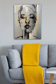 Pintura Decorativa em Tela 1286909035 – Multicolor – 50 x 70 cm