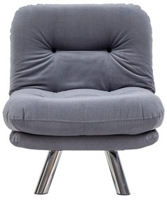 Sofá-Cama Individual Misa – Cinzento – 110 x 70 cm