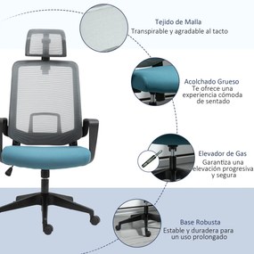 Vinsetto Cadeira de Escritório Ergonômica Cadeira de Escritório Girató