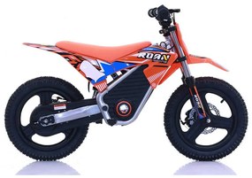 Mini moto elétrica para crianças Minicross electrica 350W 14/14" Warrior MX-E350 Laranja