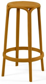 Banco Alto WOODY 67H - Pack 30 unidades, Mostarda