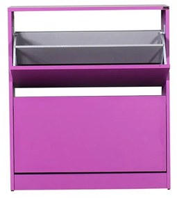 Sapateira "Pure" com 2 Divisórias - 73 x 84 x 26 cm - Roxo - Design Mo